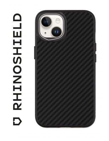 Coque iPhone 15 RHINOSHIELD™ Fibre de Carbone véritable Noir