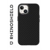 Coque iPhone 15 RHINOSHIELD™ Fibre de Carbone véritable Noir