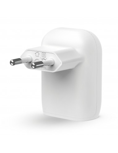 Pack Chargeur secteur Rapide USB-C 30W PD ET PPS avec Cable USB-C vers USB-C 1m BELKIN - Blanc