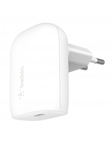 Pack Chargeur secteur Rapide USB-C 30W PD ET PPS avec Cable USB-C vers USB-C 1m BELKIN - Blanc