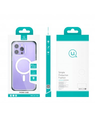 Coque iPhone 15 Transparente Antichocs Magsafe - USAMS