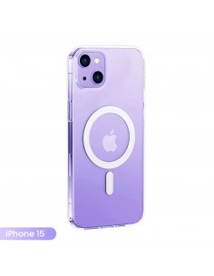Coque iPhone 15 Transparente Antichocs Magsafe - USAMS