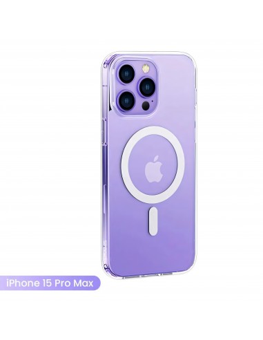 Coque iPhone 15 Pro Max Transparente Antichocs Magsafe - USAMS