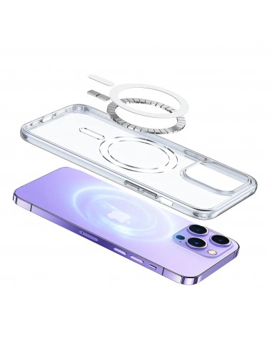 Coque iPhone 15 Pro Max Transparente Antichocs Magsafe - USAMS