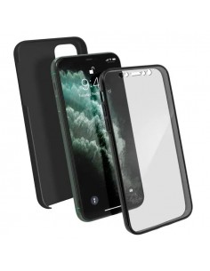 Coque silicone iPhone 11 Pro Max intégrale Noir 2