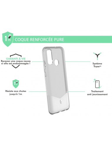 Coque Huawei P Smart 2020 Transparente - FORCE CASE - PURE - Antichocs