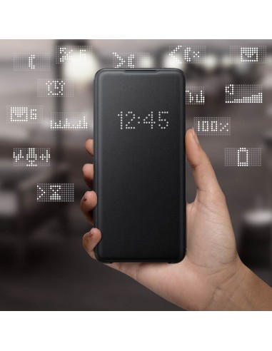 Etui Smart Led View Cover Galaxy S20 Ultra Officiel Samsung  Noir