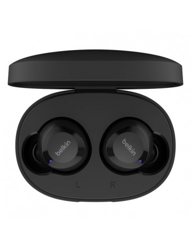 ECOUTEURS TRUE WIRELESS PREMIUM SOUNDFORM BOLT - LONGUE AUTONOMIE - NOIRS - BELKIN 