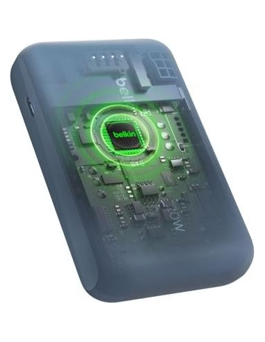 Batterie externe BELKIN 10000 mAh avec câble intégré | BoostCharge | Bleu