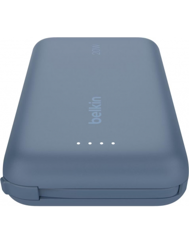 Batterie externe BELKIN 10000 mAh avec câble intégré | BoostCharge | Bleu