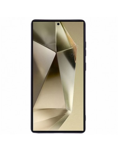 Coque silicone Galaxy S25 Edge Noir | Fairplay Pavone | Soft touch