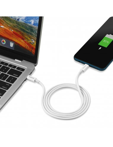 Câble USB-C vers USB-C | Fairplay | Fast Charge 100W | 2m | Blanc