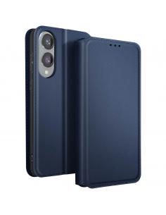 Etui portefeuille Galaxy S25 Edge Bleu | Avec rangements | Fermeture magnétique