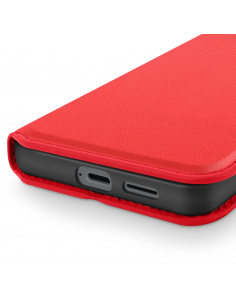Etui portefeuille Galaxy S25 Edge Rouge | Avec rangements | Fermeture magnétique 2