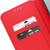 Etui portefeuille Galaxy S25 Edge Rouge | Avec rangements | Fermeture magnétique
