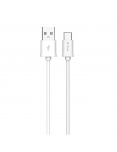 Cable USB vers Type-C 2A - Devia - 1m - Blanc