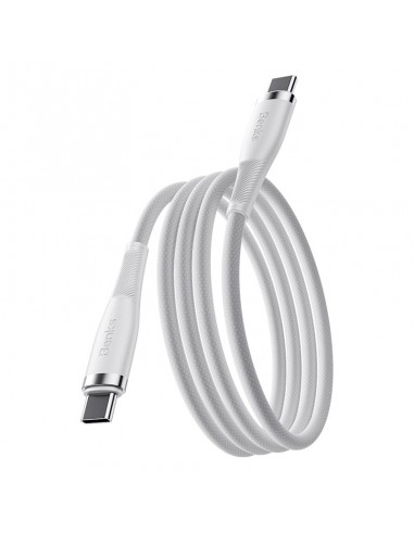 Câble Type-C vers Type-C | Charge rapide | 100W | 1m | Blanc