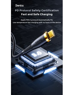 Câble Type-C vers Type-C | Charge rapide | 100W | 1m | Noir 2