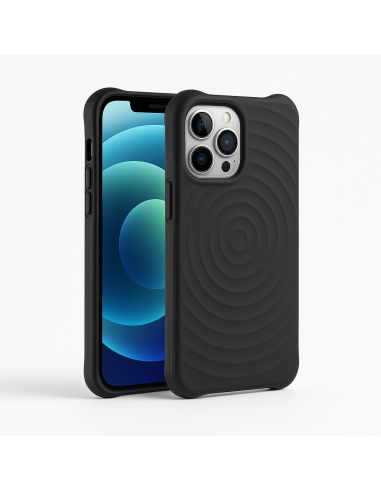 Coque silicone iPhone 11 | Circle série | Magsafe Noir