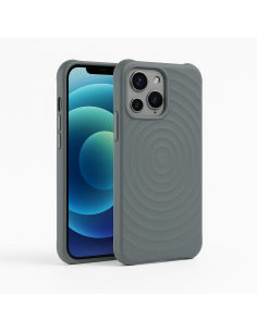 Coque silicone iPhone 11 | Circle série | Magsafe Gris Graphite