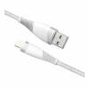 Câble USB-A vers Lightning | Fairplay | Tressé | 2m | Blanc | 12W