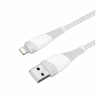 Câble USB-A vers Lightning | Fairplay | Tressé | 2m | Blanc | 12W