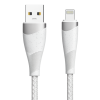 Câble USB-A vers Lightning | Fairplay | Tressé | 2m | Blanc | 12W