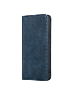 Etui Portefeuille iPhone 16 Simili-cuir avec rangement cartes Bleu