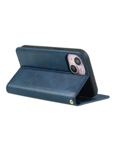 Etui portefeuille Galaxy S25 Bleu