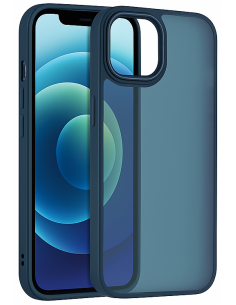 Coque iPhone 16 Pro Max Antichocs Satin Matte Bleu