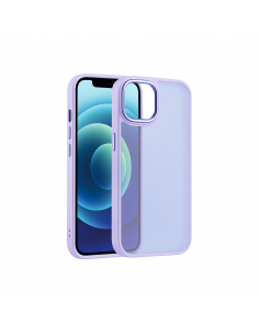 Coque antichoc iPhone 15 Satin Matte Lavande 2