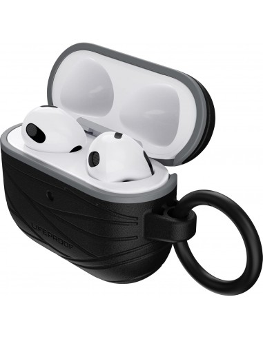 Coque pour Airpods 3ème Génération Antichocs - Ecolo - Lifeproof Noir