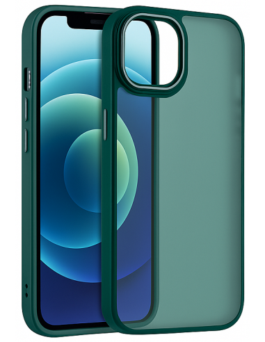 Coque iPhone 16 Pro Antichocs Satin Matte Vert