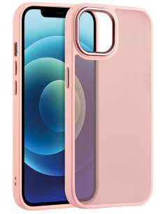 Coque antichoc iPhone 16 Plus Satin Matte Rose