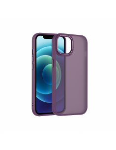 Coque antichoc iPhone 15 Satin Matte Bordeau 2