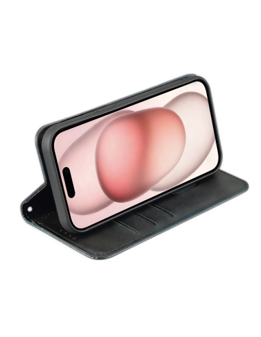 Etui iPhone 17 Pro Max | Fonction Stand | Fermeture magnétique | Noir