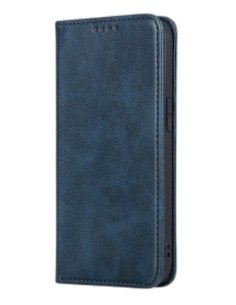 Etui iPhone 17 Pro | Fonction Stand | Fermeture magnétique | Bleu