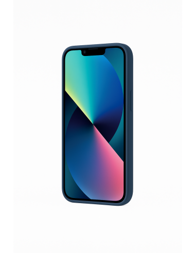 Coque antichoc iPhone 16 FAIRPLAY Silicone Bleu Givré