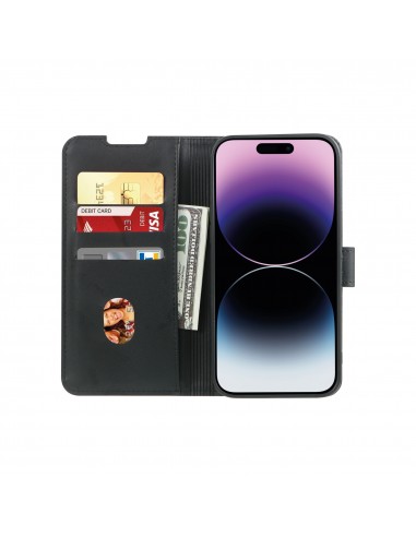 Etui iPhone 17 Portefeuille | Fairplay | Fermeture magnétique | Noir