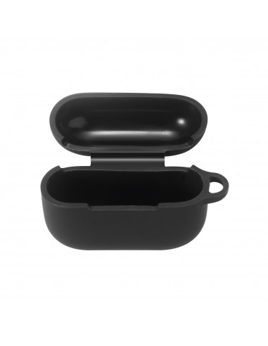 Coque silcone de protection Airpods Pro avec mousqueton - Noir