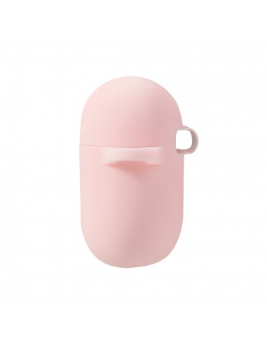 Coque silcone de protection Airpods Pro et Pro 2 avec mousqueton - Rose