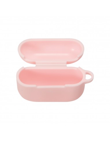 Coque silcone de protection Airpods Pro et Pro 2 avec mousqueton - Rose