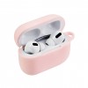 Coque silcone de protection Airpods Pro et Pro 2 avec mousqueton - Rose