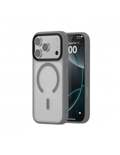 Coque PROTECT pour iPhone 17 Pro Magnétique Compatible MagSafe Gris