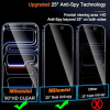 Lot x3 Vitre cache caméra + Verre Trempé iPhone 17 Pro Privacy Milomdoi