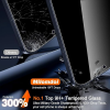 Lot x3 Vitre cache caméra + Verre Trempé iPhone 17 Privacy Milomdoi