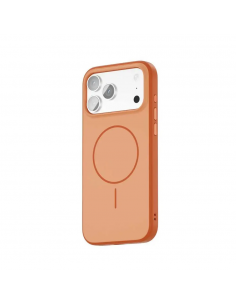 Coque iPhone 17 Pro Max MAG-CASE Compatible MagSafe Orange