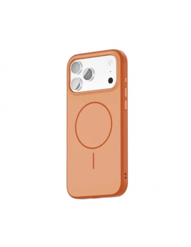 Coque iPhone 17 Pro Max MAG-CASE Compatible MagSafe Orange