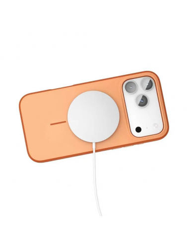 Coque iPhone 17 Pro Max MAG-CASE Compatible MagSafe Orange
