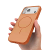 Coque iPhone 17 Pro Max MAG-CASE Compatible MagSafe Orange